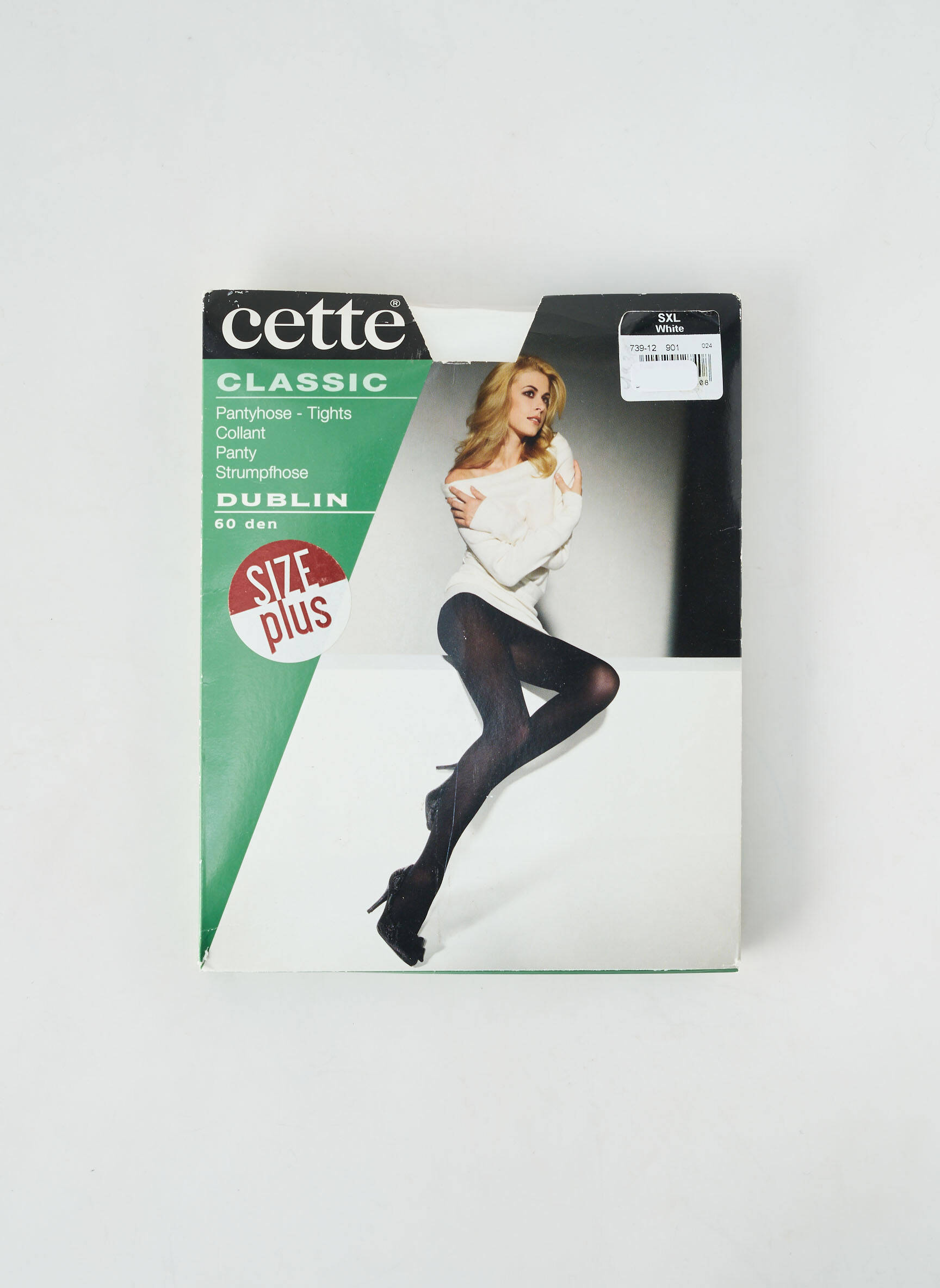 Kojinės tamprumas baltas CETTE moteris