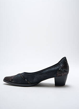 Balerinos amortizuojančios pado tipas kulnas nuo 4 iki 6 cm juodas ARTIKA SOFT moteris