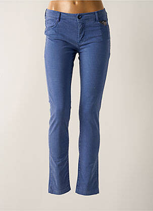 Lieknos kelnės maža dydžio maža dydžio mėlyna TRUSSARDI JEANS moteris