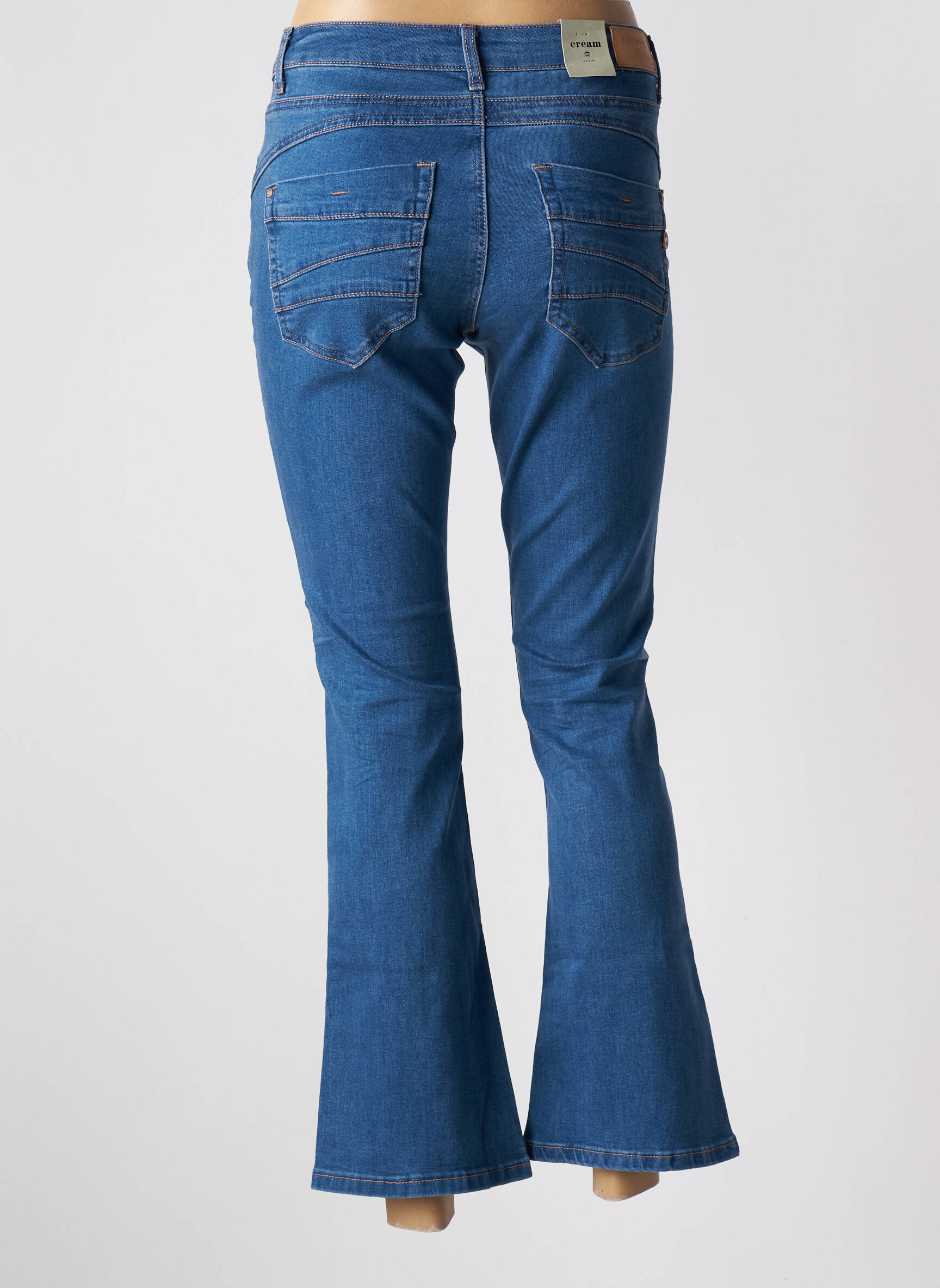 Bootcut džinsai normala dydis normala dydis mėlyna CREAM moteris