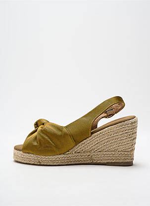 Espadrilės satino audinys kulnas nuo 7 iki 9 cm žalias VERO MODA moteris