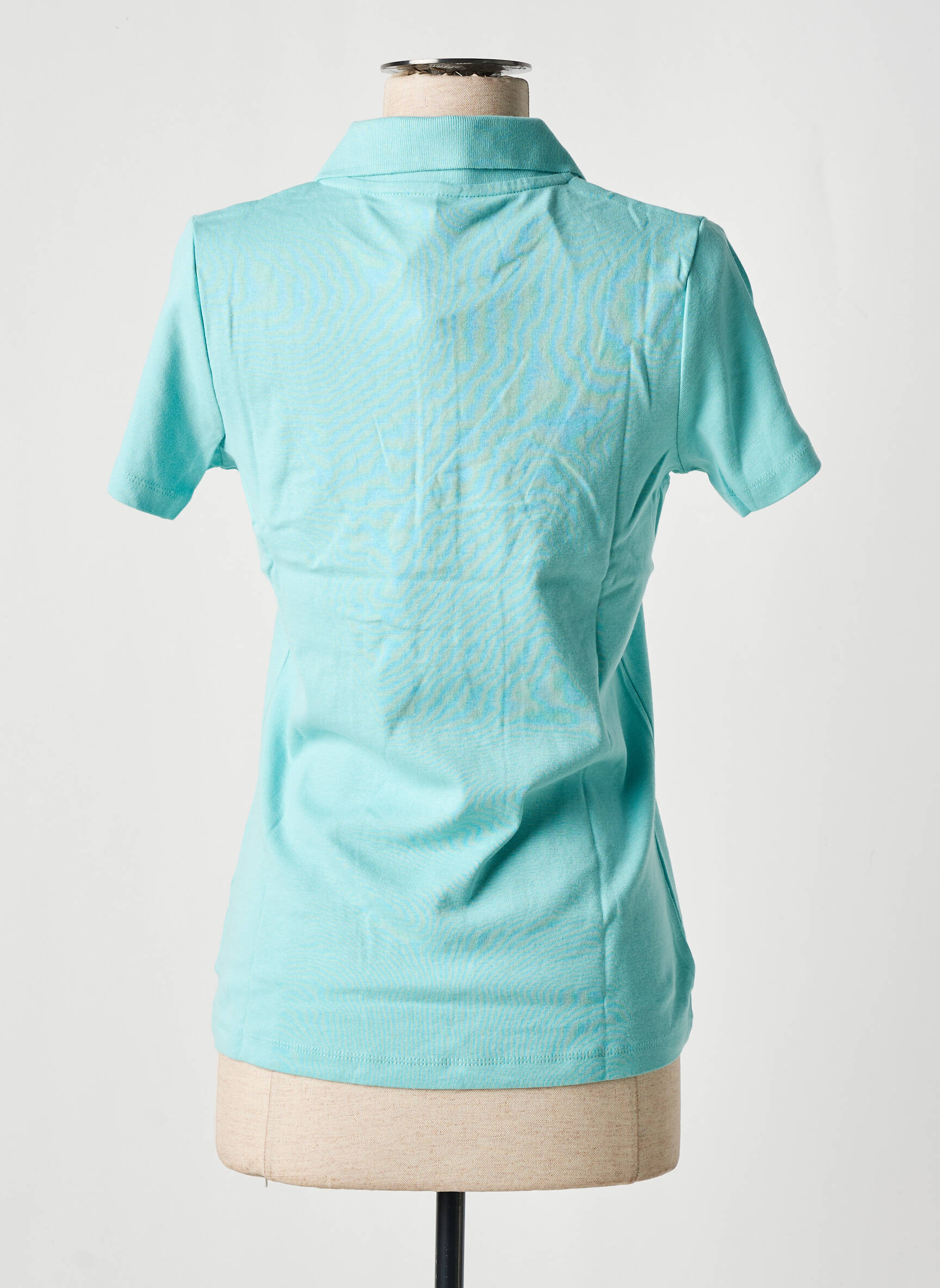 Polo jersey audinys trumpas rankovės mėlyna M.X.O moteris
