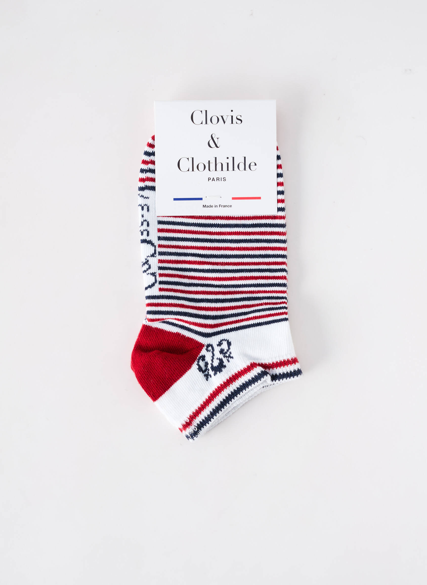 Kojinės nepermatoma tinklinė medžiaga raudona CLOVIS & CLOTHILDE moteris