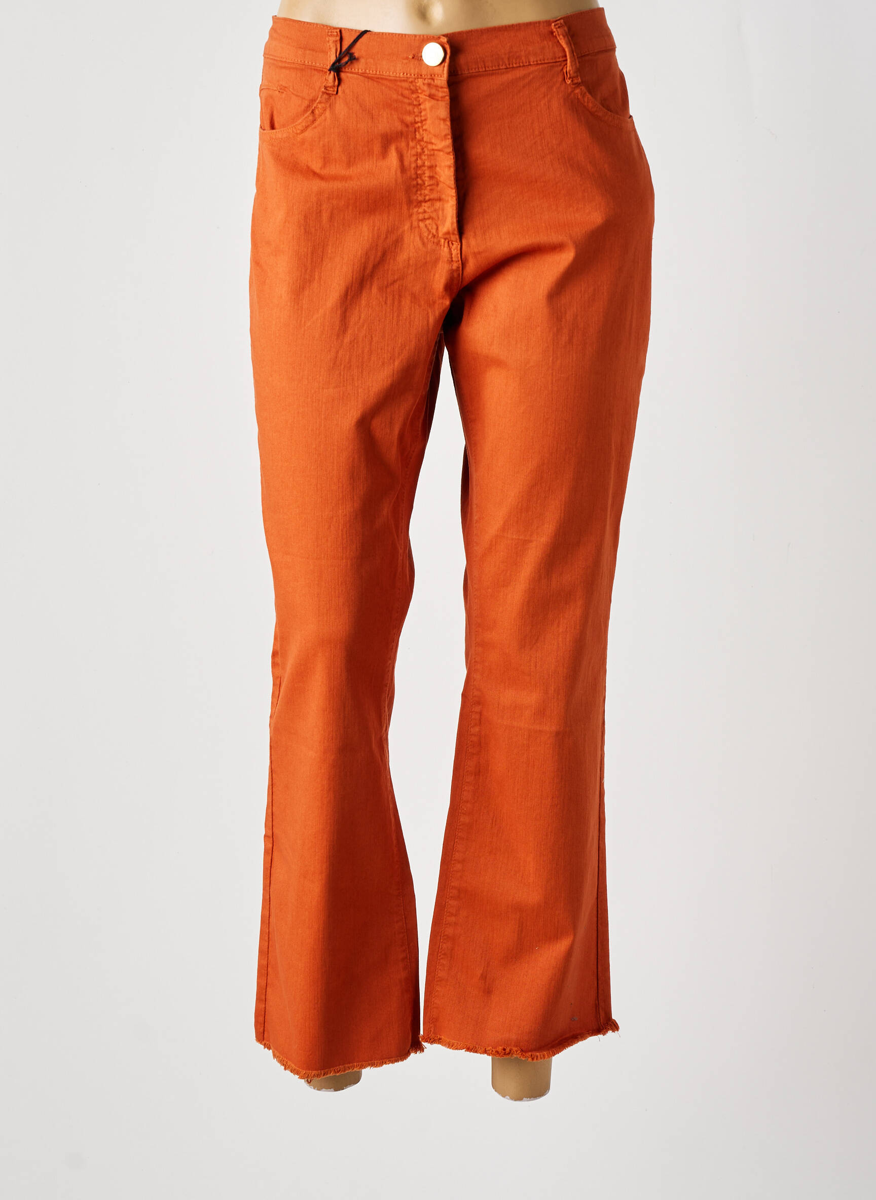 Bootcut džinsai normala dydis normala dydis oranžinė EAST DRIVE moteris