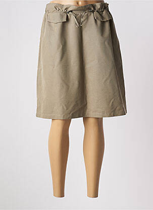 Pusilgis sijonas tiesi kirpimas žalias JULIE GUERLANDE moteris