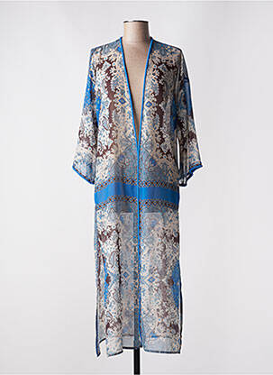 Kimono striukė ilgos rankovės mėlyna TWINSET moteris