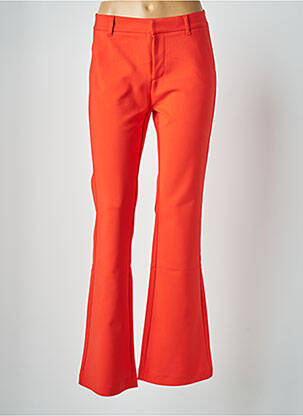Chino kelnė užtrauktukas po atvartu su kabliu normala dydis oranžinė PULZ JEANS moteris