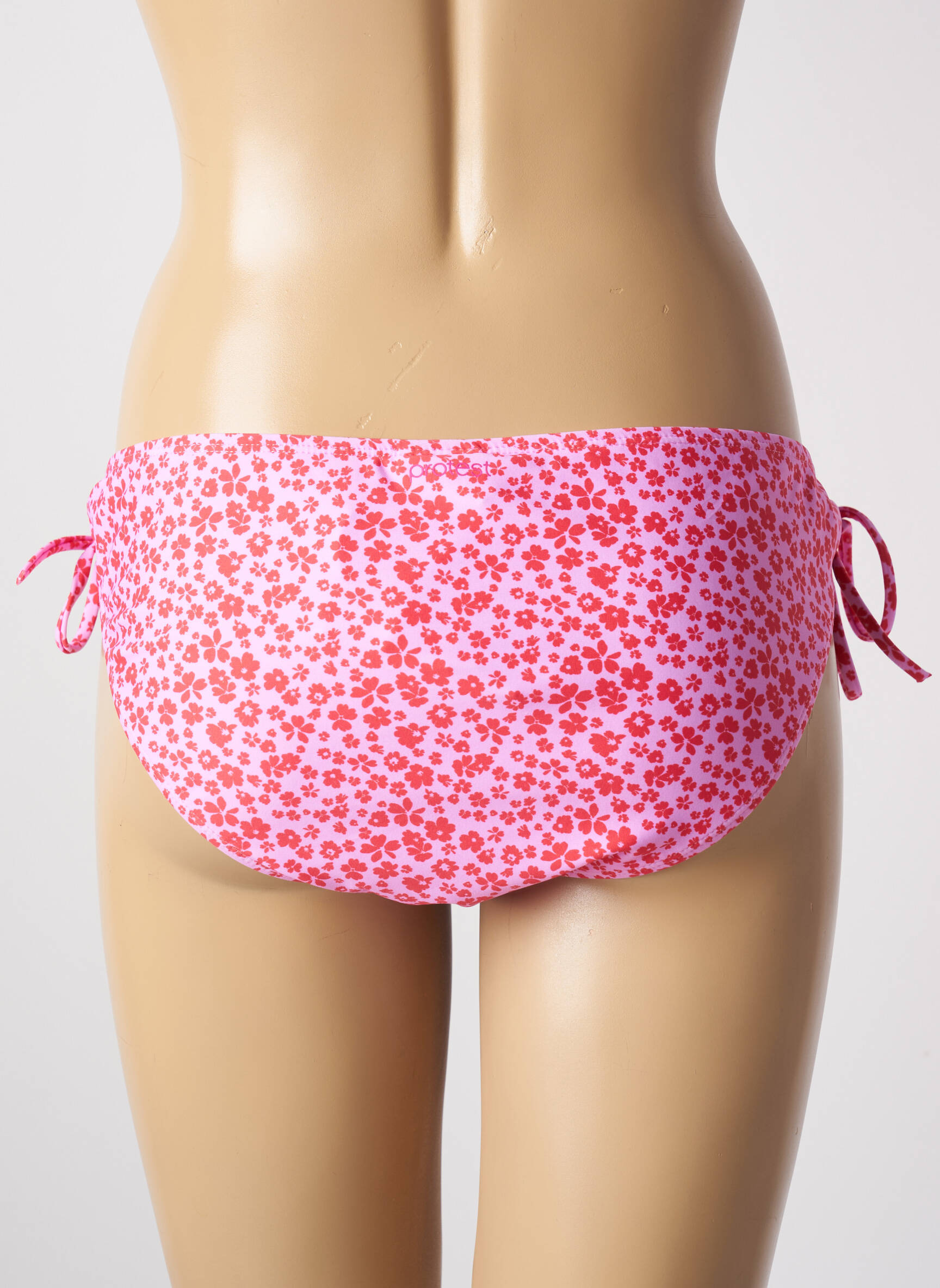 Maudymosi kelnaitės gėlių raštas bikini rožinė PROTEST moteris