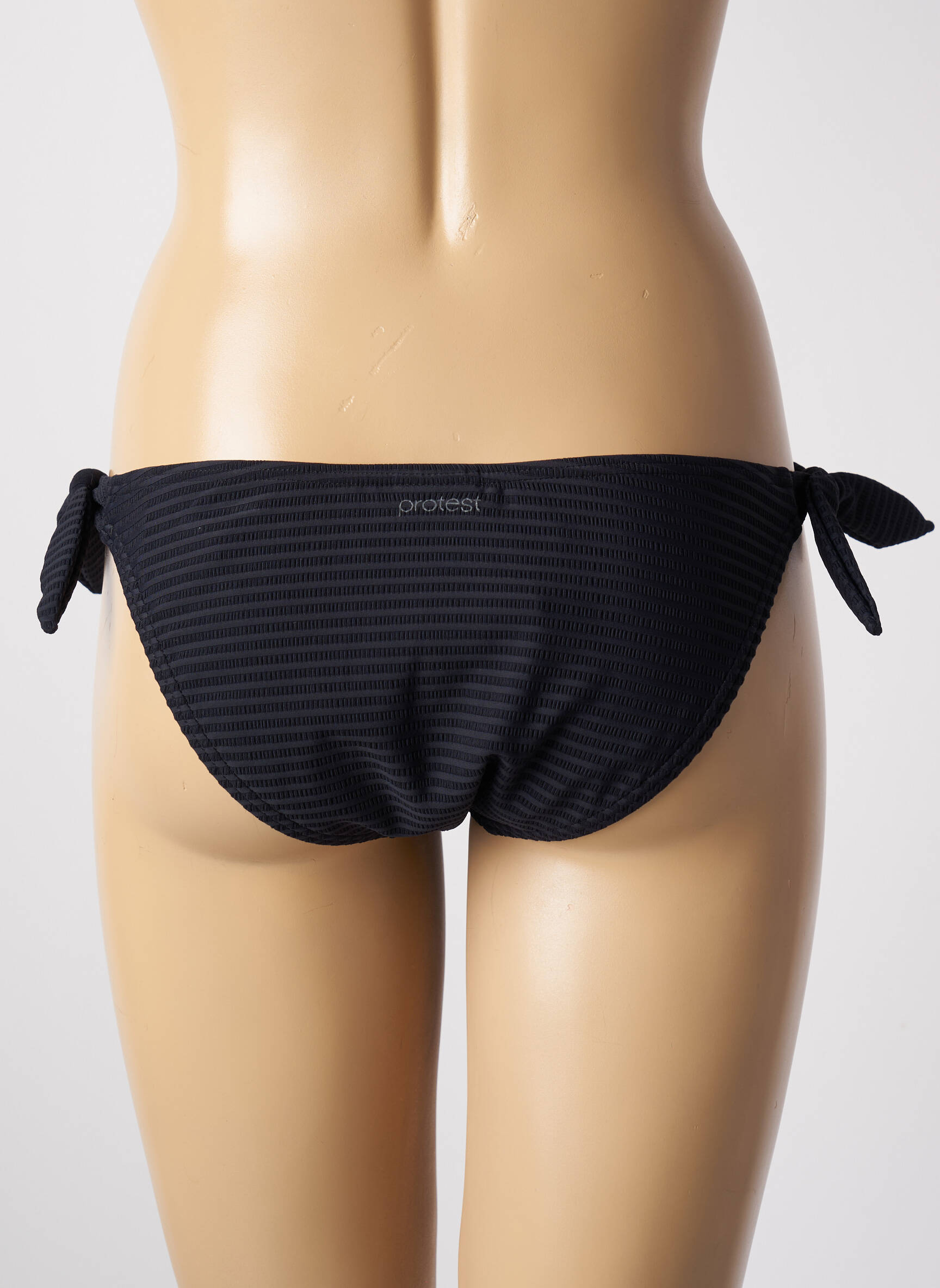 Maudymosi kelnaitės satino audinys bikini juodas PROTEST moteris