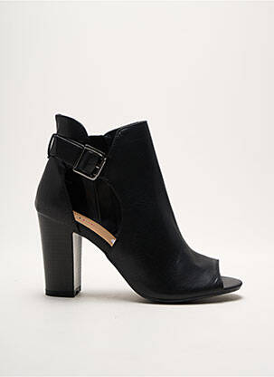 Batai/botai lygus audinys kulnas nuo 4 iki 6 cm juodas JUSTFAB moteris