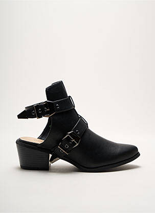 Batai/botai lygus audinys kulnas nuo 4 iki 6 cm juodas JUSTFAB moteris