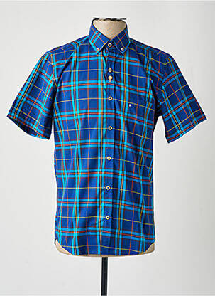 Trumpa rankovė marškiniai kišenės mėlyna DARIO BELTRAN vyras
