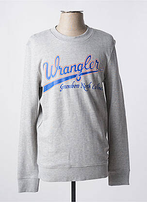 Mikroskopas ilgos rankovės ilgos rankovės pilka WRANGLER vyras