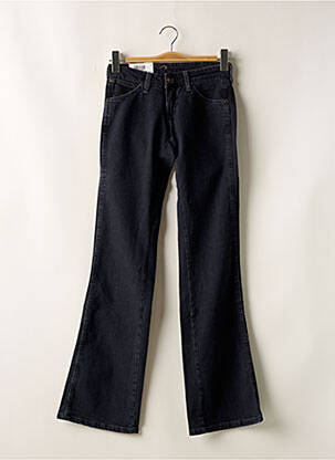 Bootcut džinsai tamprumas maža dydžio juodas WRANGLER moteris