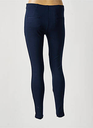 Jegging šoniniai galonai su siuvinėjimu aukšta talija mėlyna SET moteris
