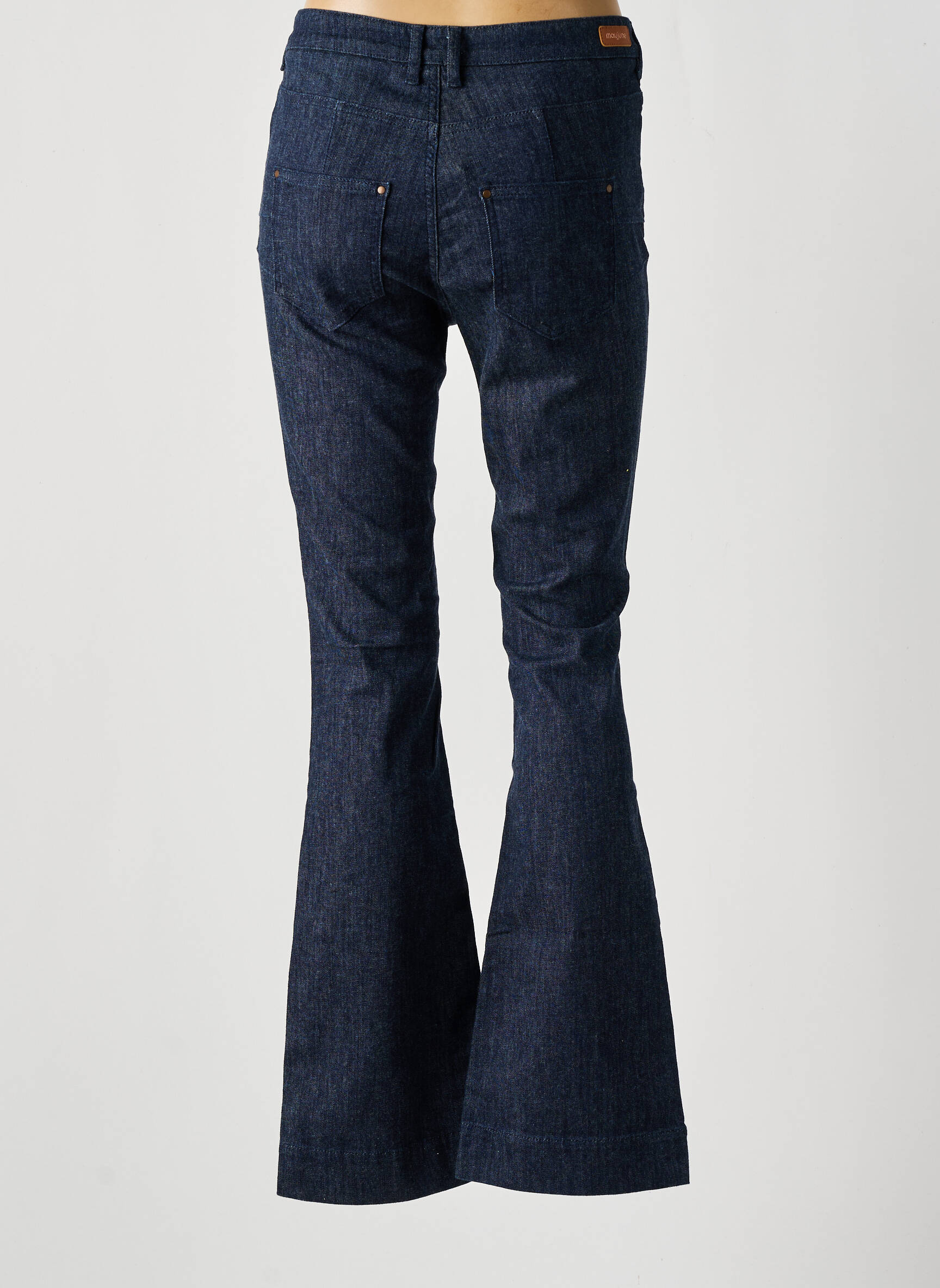 Bootcut džinsai tamprumas maža dydžio mėlyna MAYJUNE moteris