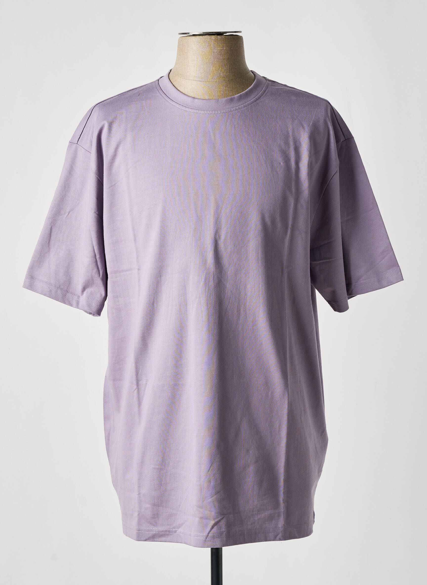 T-marškinys jersey audinys trumpas rankovės violetinis ONLY & SONS vyras