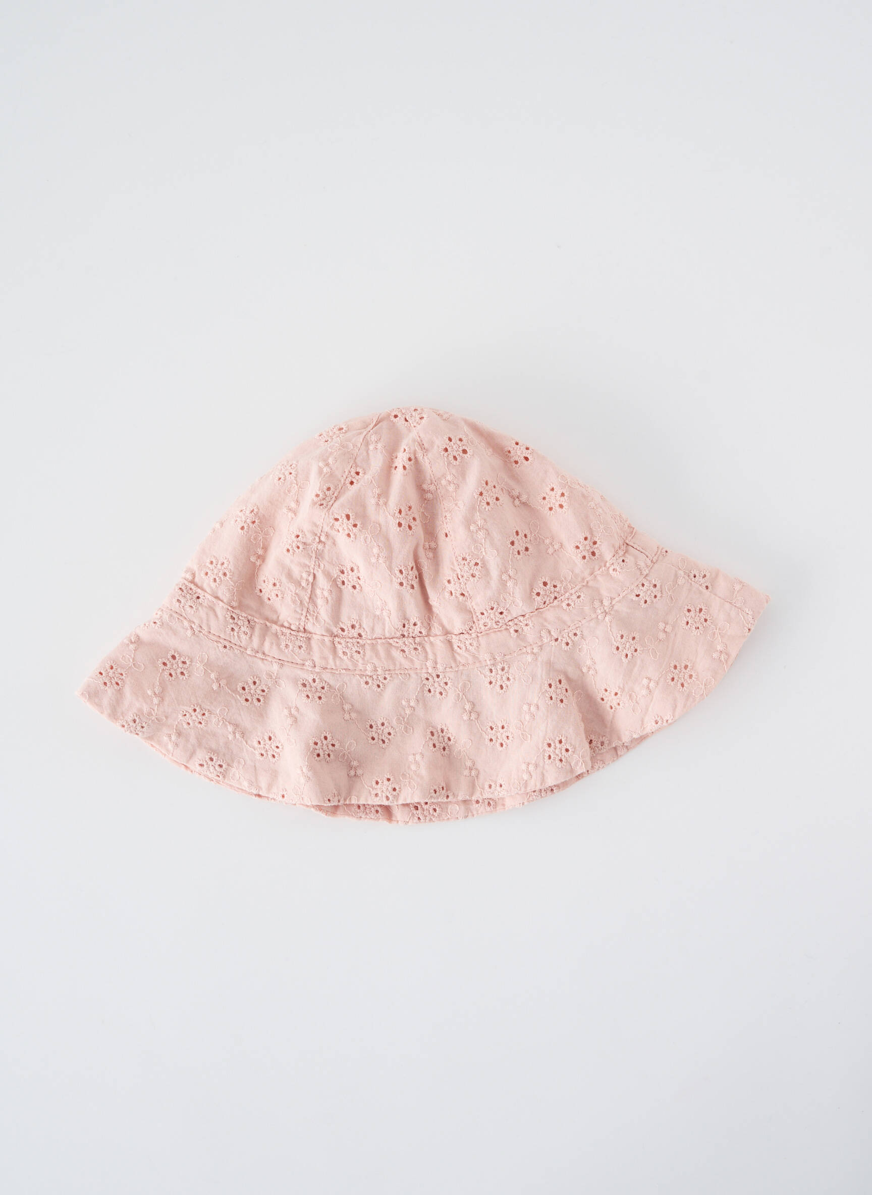 Skrybėlė užsegimas su raišteliais rožinė PETIT BATEAU mergina