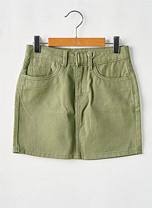 Pusilgis sijonas reguliuojamo dydžio žalias ONLY mergina