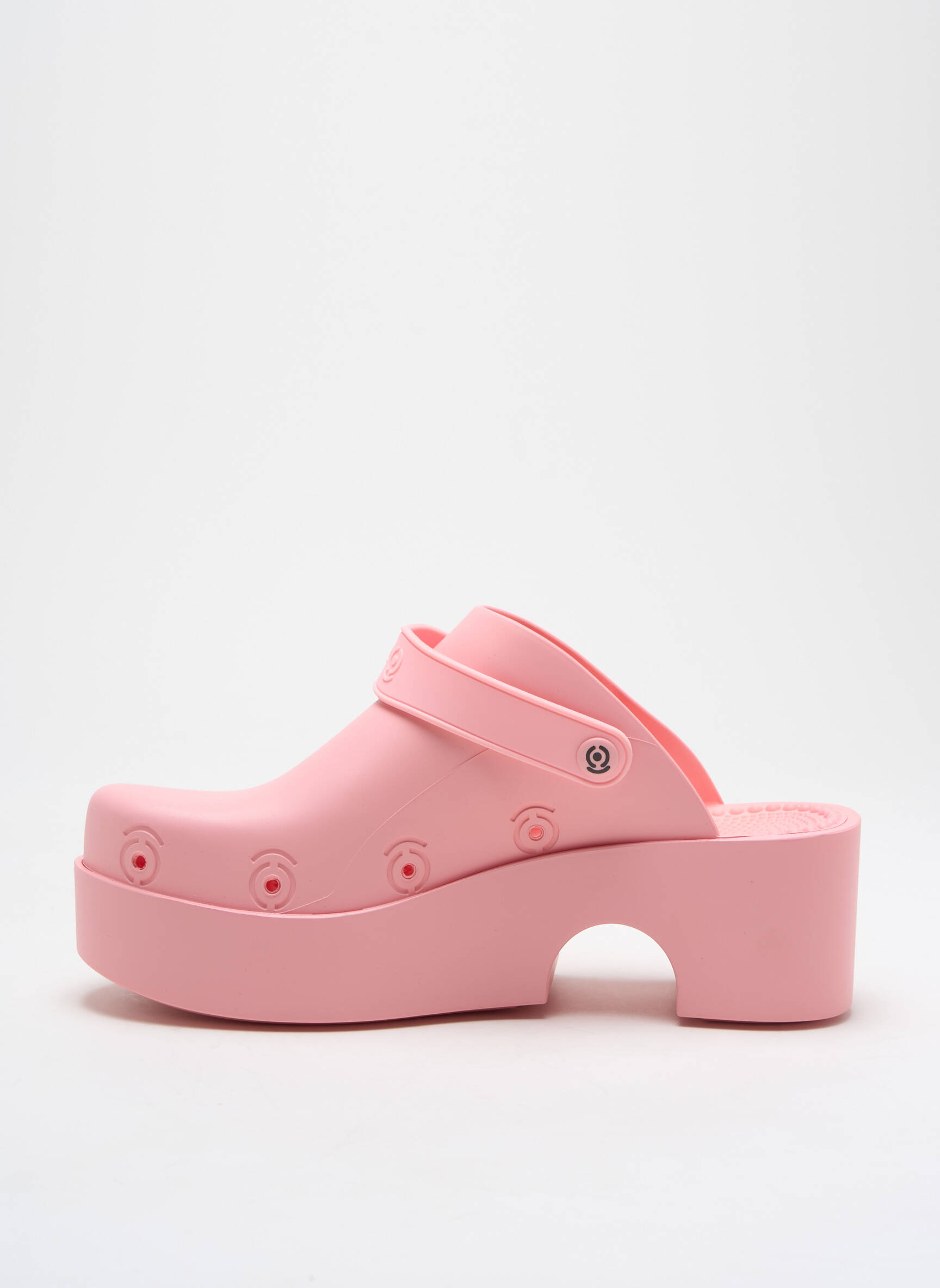 Mule/sabotai satino audinys kulnas nuo 4 iki 6 cm rožinė XOCOI moteris