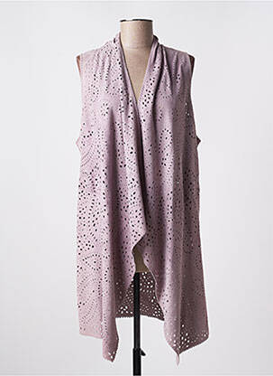 Be rankovių liemenė be rankų violetinis TREASURES DESIGN moteris
