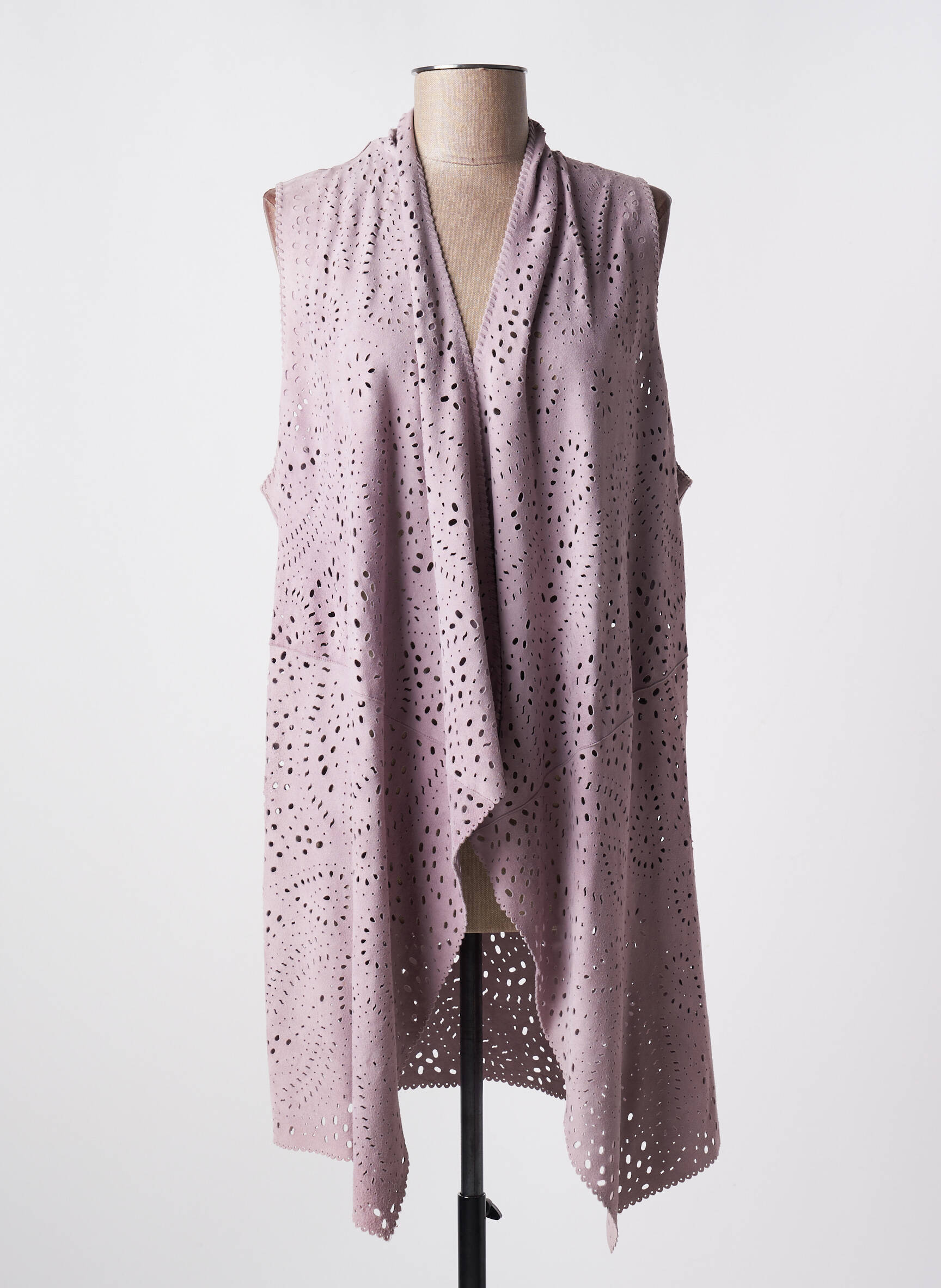 Be rankovių liemenė be rankų violetinis TREASURES DESIGN moteris