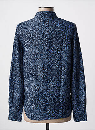 Moteriškas marškinys fantazijos raštas ilgos rankovės mėlyna PEPE JEANS moteris