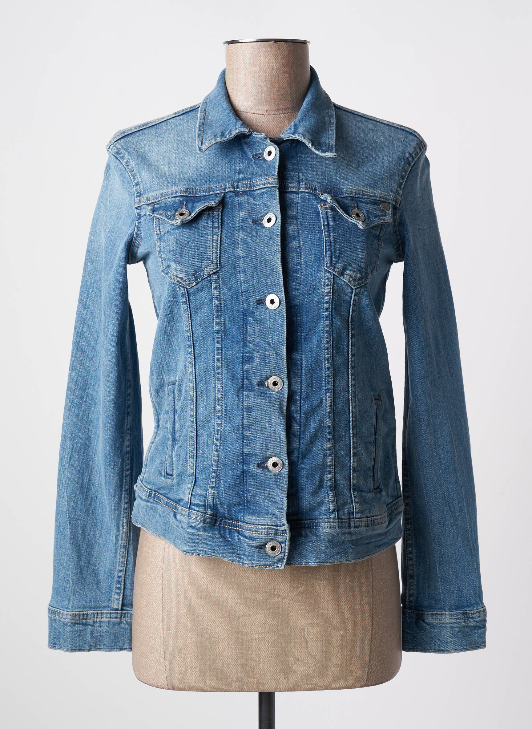 Kasdienis švarkas kišenės mėlyna PEPE JEANS moteris