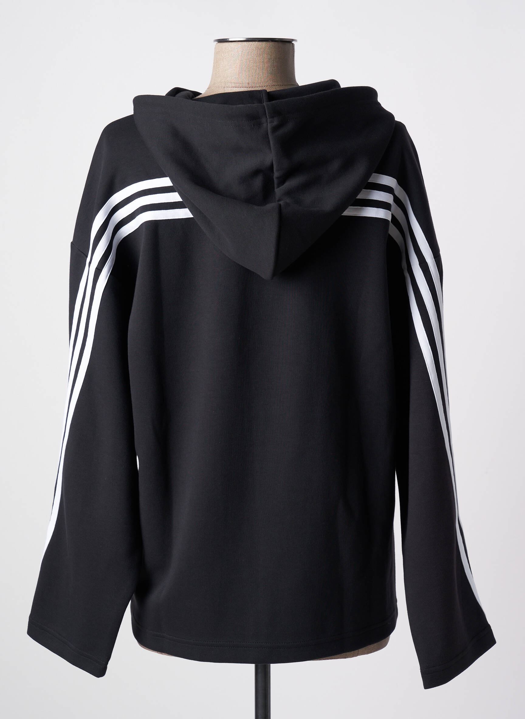 Kapišonas col v ilgos rankovės juodas ADIDAS moteris