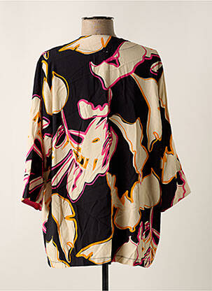 Kimono striukė sklandi forma juodas SCORZZO moteris