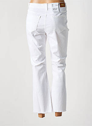 Bootcut džinsai aukšta talija aukšta talija baltas EAST DRIVE moteris