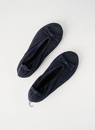 Bateliai/pantofliai odinė išorinė padas plokščias kulnas iki 3 cm mėlyna GLOVE STORY moteris