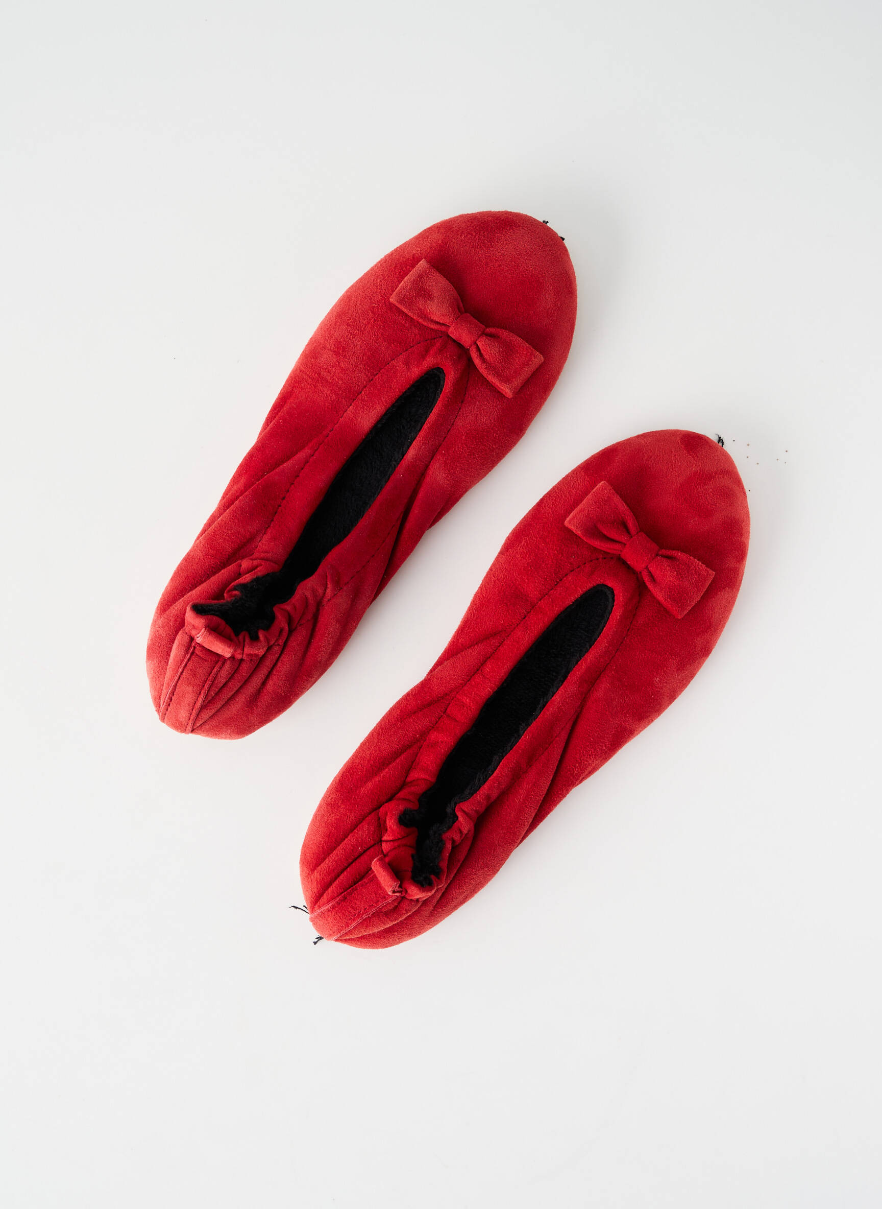 Bateliai/pantofliai odinė išorinė padas plokščias kulnas iki 3 cm raudona GLOVE STORY moteris