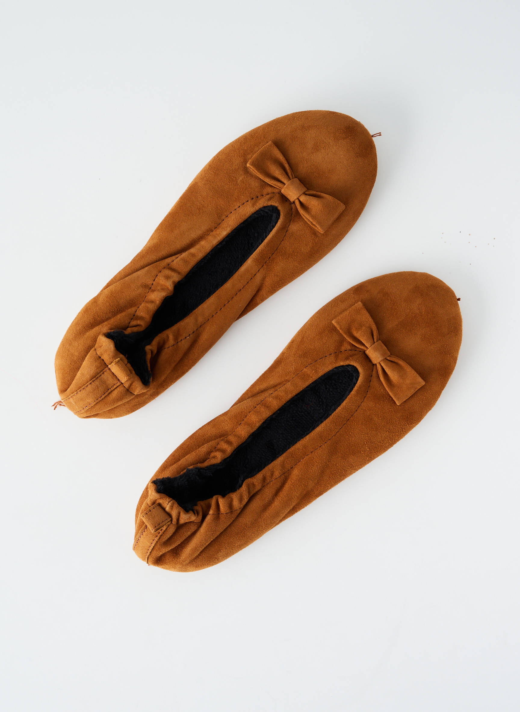 Bateliai/pantofliai odinė išorinė padas plokščias kulnas iki 3 cm rudas GLOVE STORY moteris