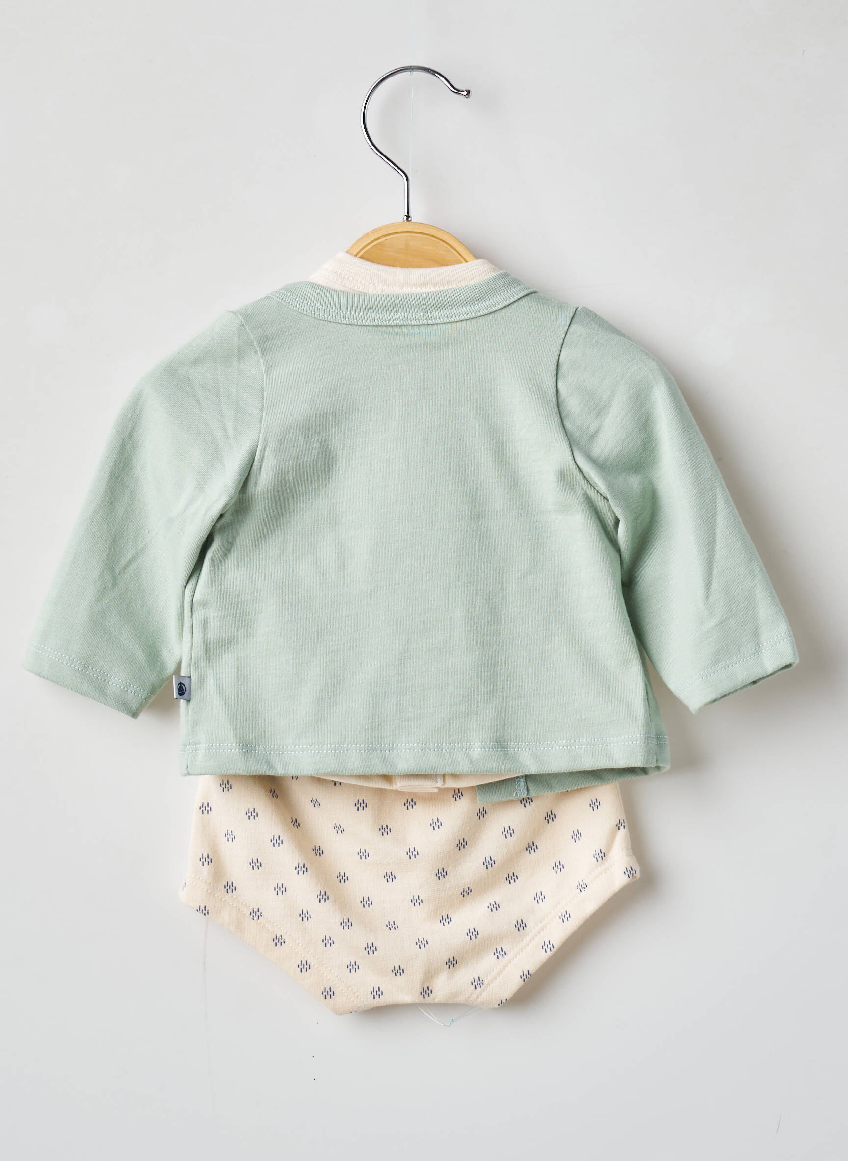 Kelnaičių rinkinys elastinė dydžio sistema žalias PETIT BATEAU berniukas