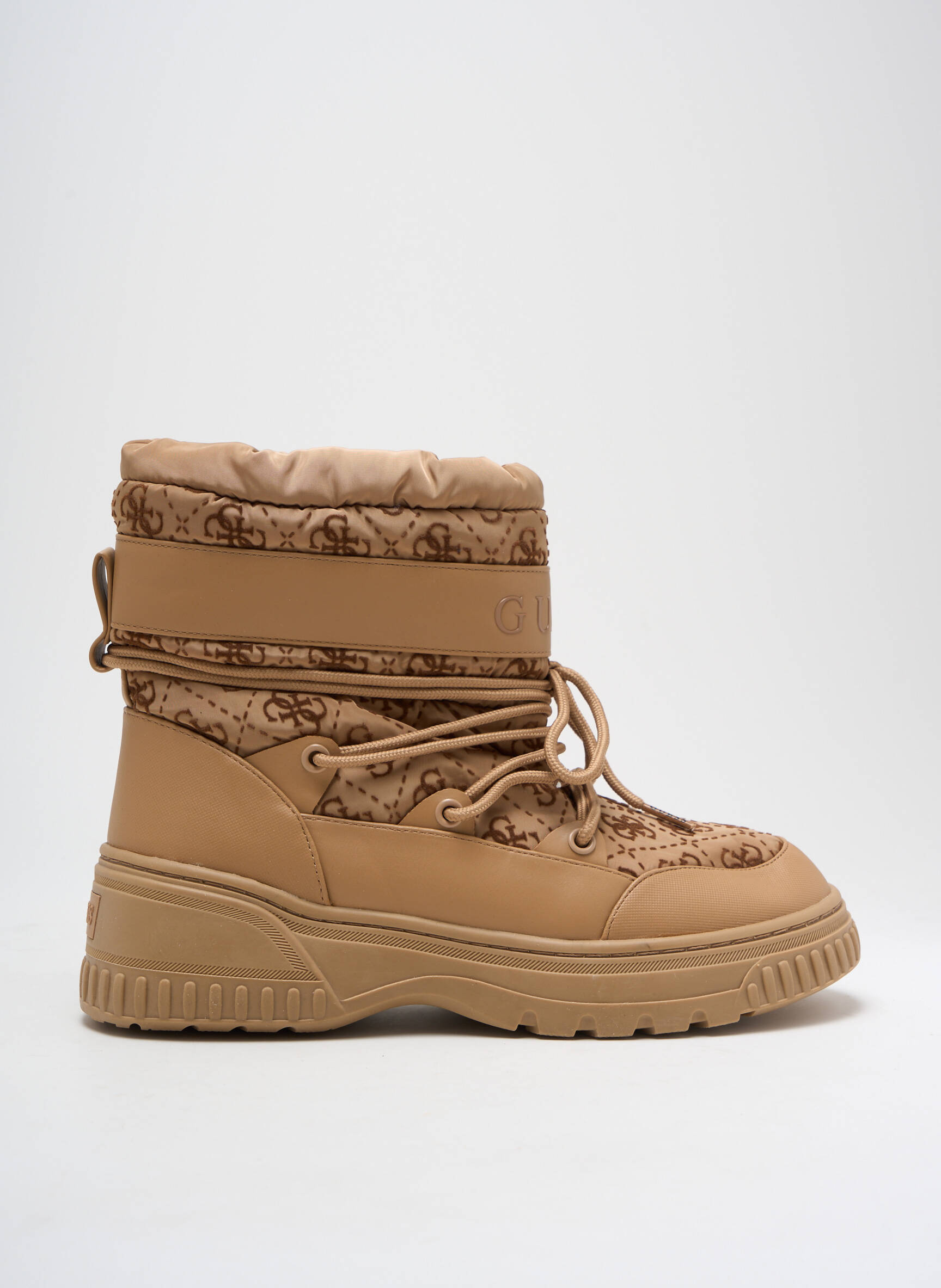 Batai/botai pamušalas kulnas nuo 4 iki 6 cm bežinis GUESS moteris