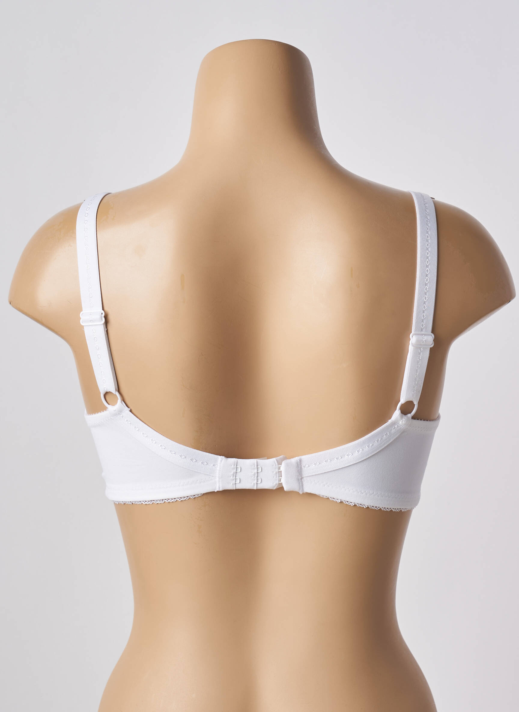 Liemenėlė be rėmo formuojantis liemenėlė su aukštu palaikymu baltas PLAYTEX moteris