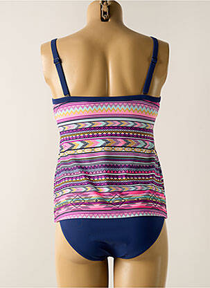 Tankinis satino efektas violetinis SUNFLAIR moteris