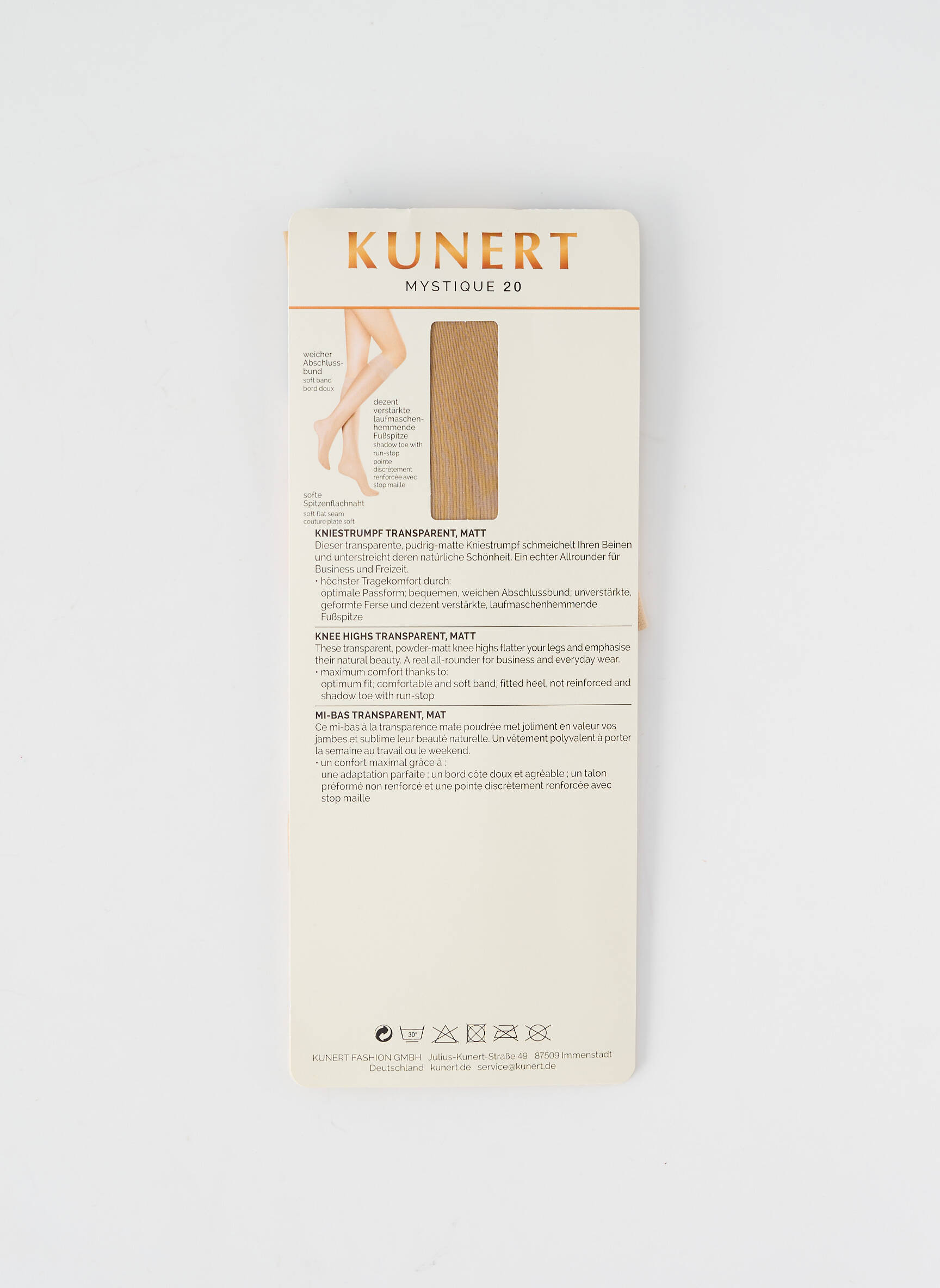 Kojinės tamprumas kremas KUNERT moteris