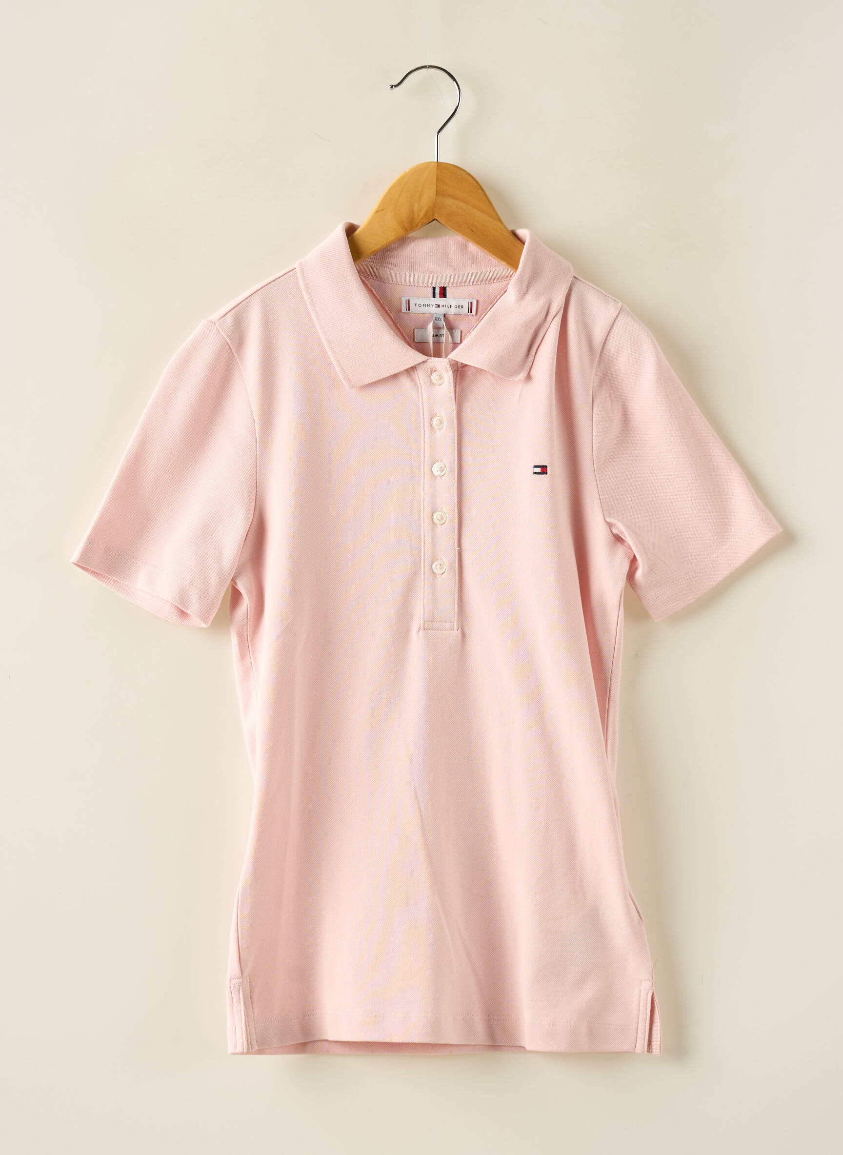 Polo rožinė TOMMY HILFIGER moteris