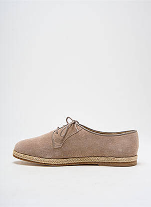 Espadrilės šnervių uždarymas plokščias kulnas iki 3 cm bežinis BOBBIES moteris
