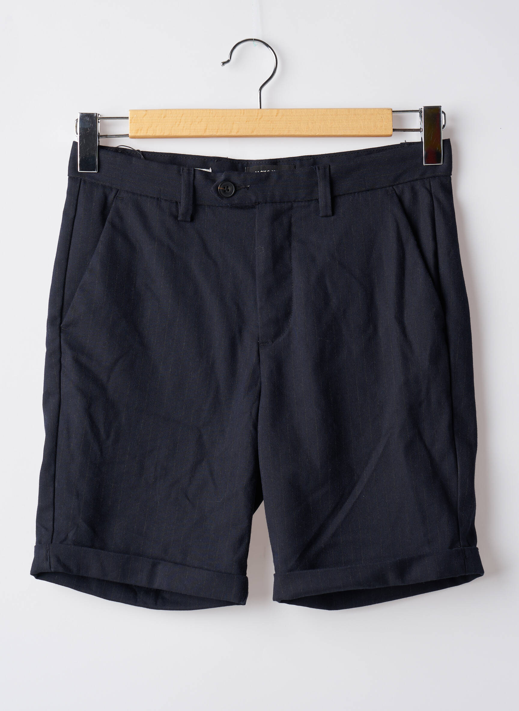 Bermudas tiesi kirpimas mėlyna JACK & JONES vyras