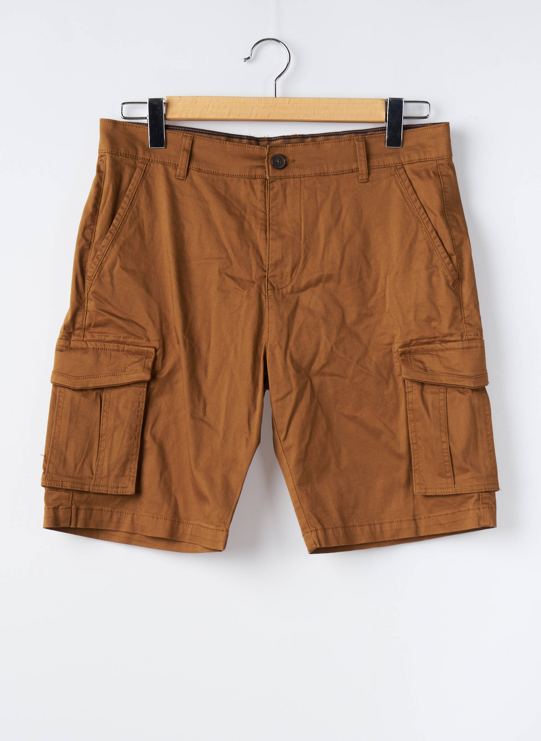 Bermudas tiesi kirpimas rudas BRUCE & BUTLER  vyras