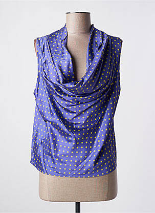 Viršūnė centrinė iškirptė be rankų violetinis MÊME BY GIAB'S moteris