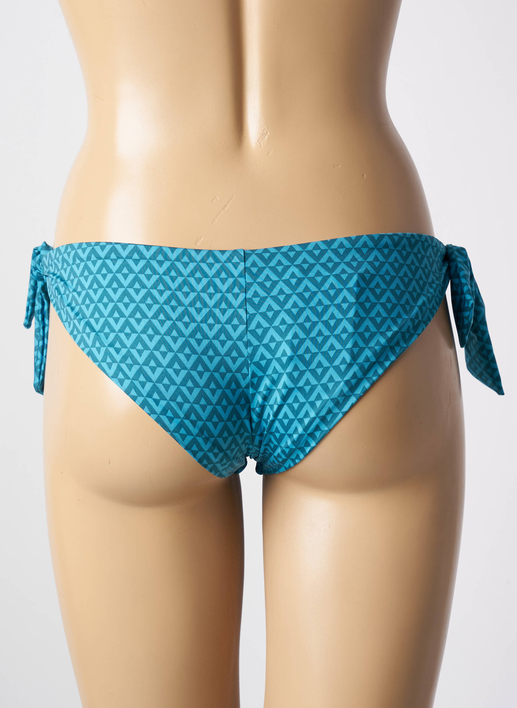 Maudymosi kelnaitės satino efektas bikini mėlyna SIMONE PERELE moteris