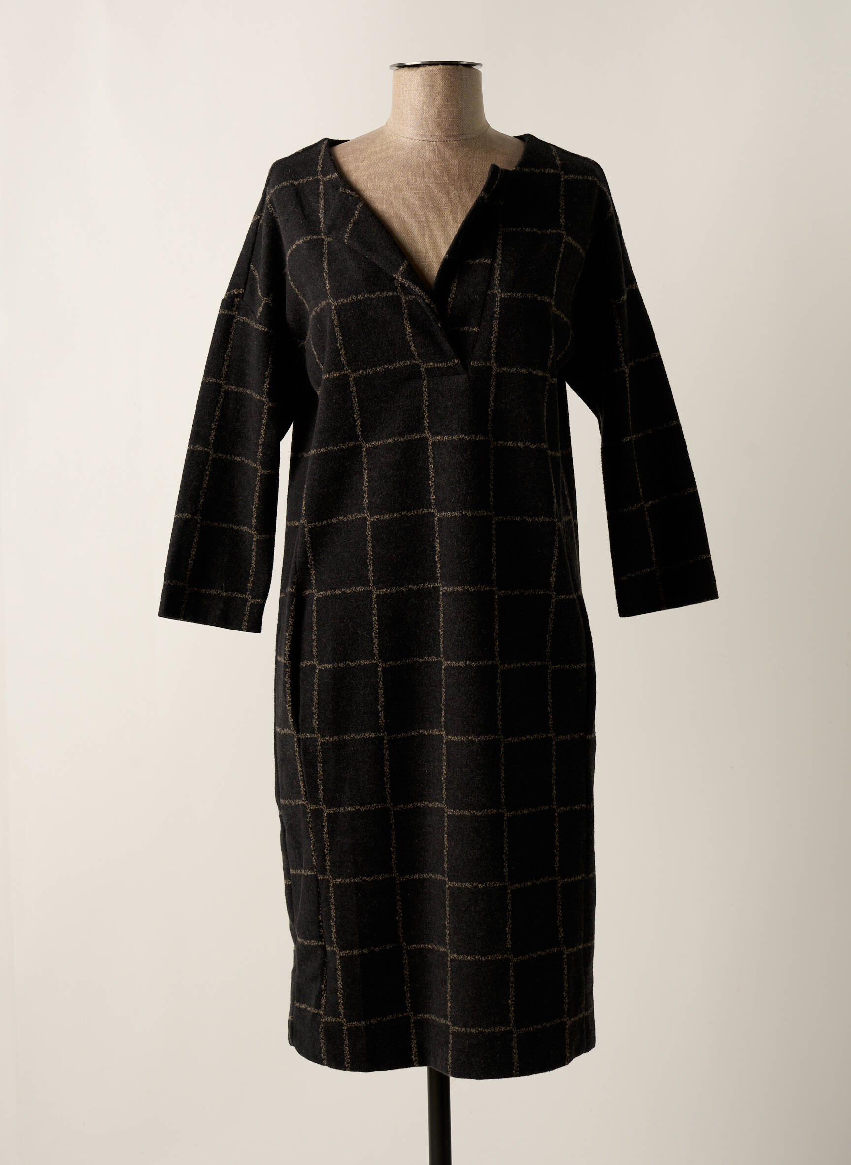 Megztinė suknelė juodas LA FÉE ATELIER BY LA FÉE MARABOUTÉE moteris