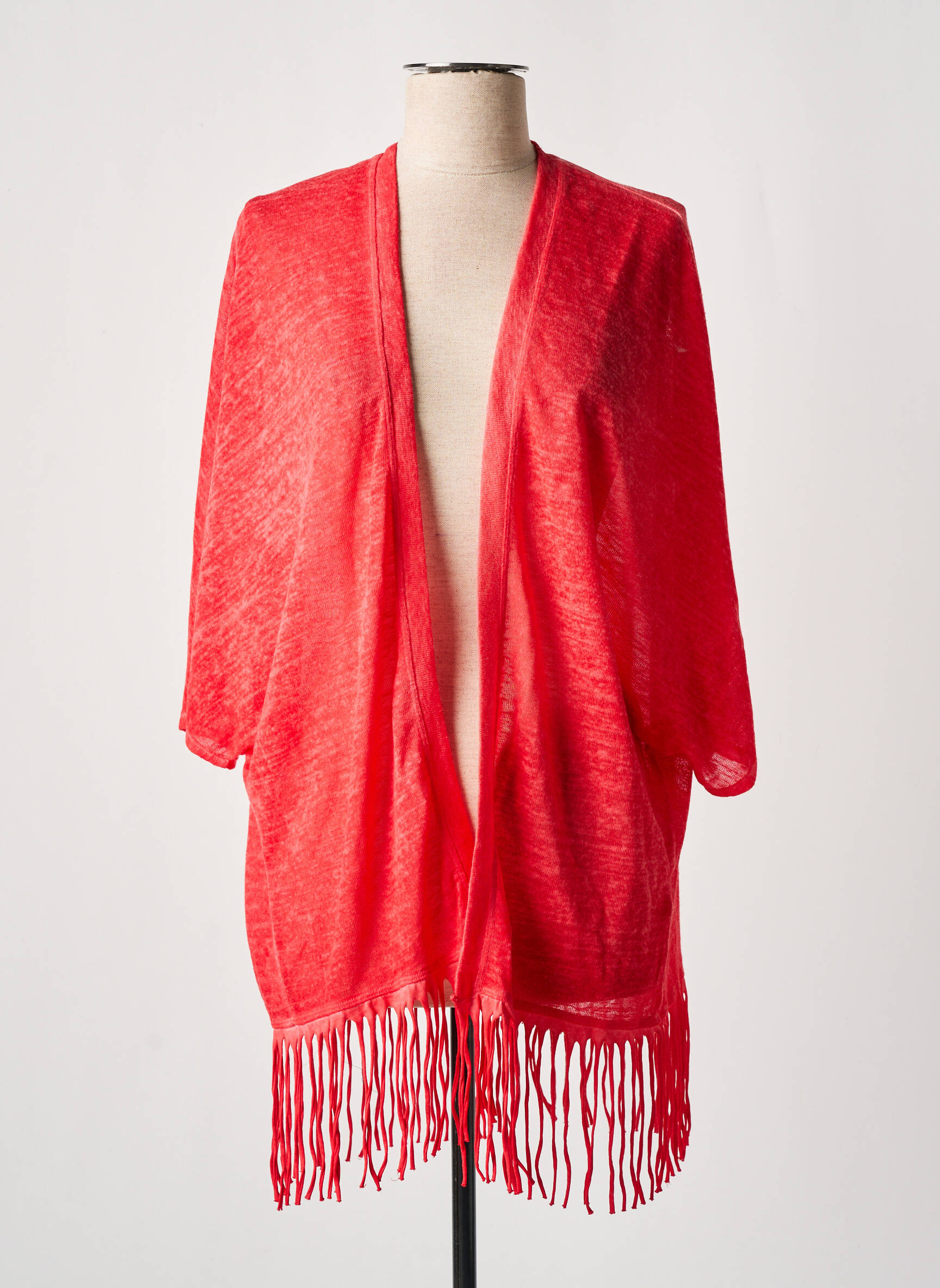 Kimono striukė fringe apdaila raudona O'NEILL moteris