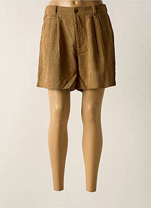 Šortas uždarymas su užtrauktuku po mygtuku uždengimu bežinis MOLLY BRACKEN moteris
