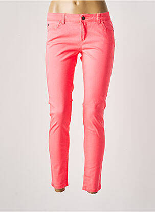 7/8 kelnės uždarymas su užtrauktuku po mygtuku uždengimu rožinė ONLY moteris