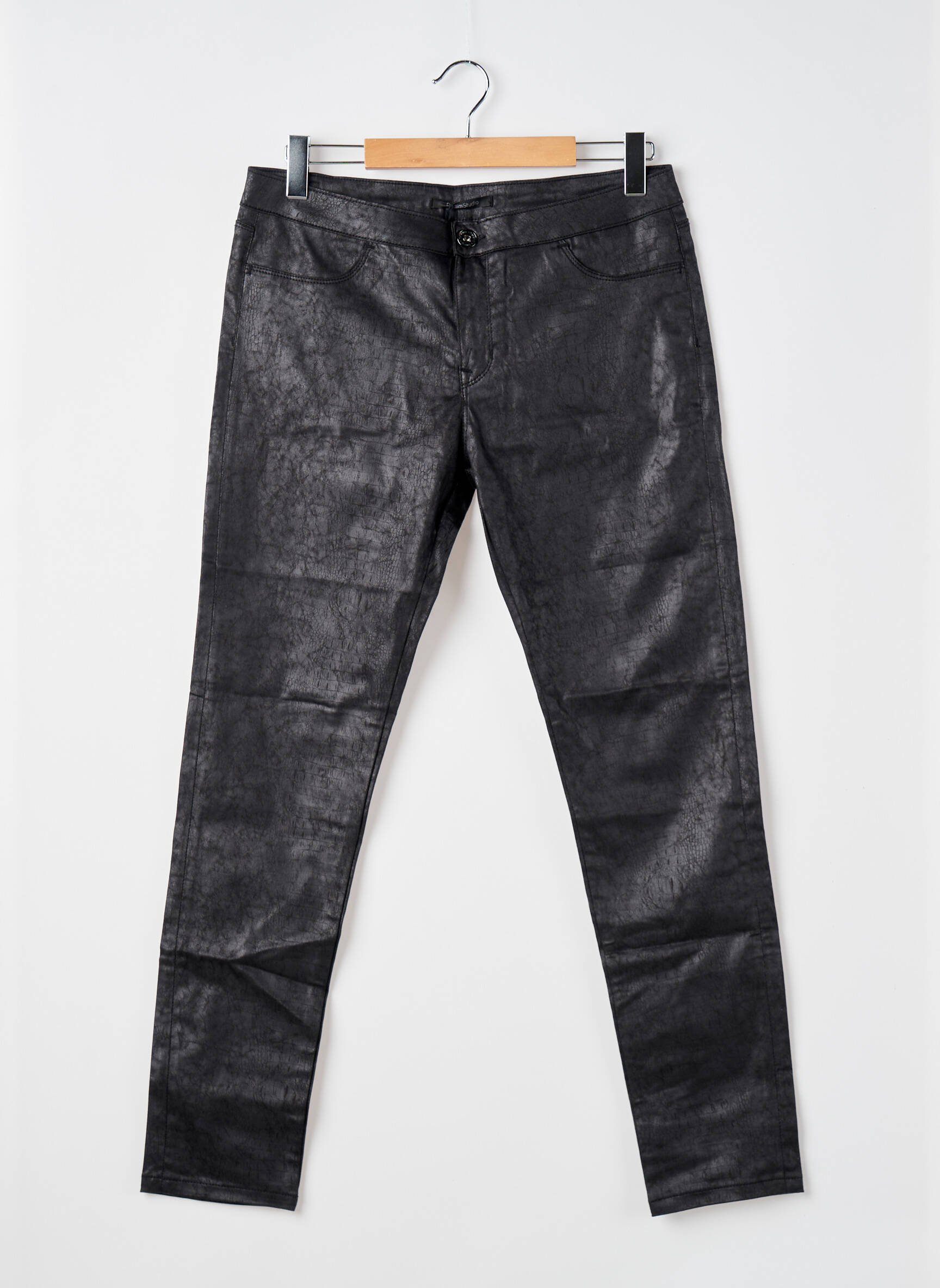 Jegging dengtas audinys normala dydis juodas DENIM STUDIO moteris